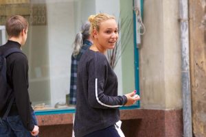 Donna Vekic in her hometown Osijek