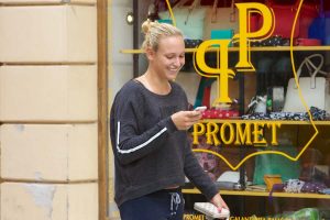 Donna Vekic in her hometown Osijek