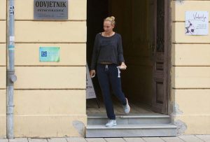 Donna Vekic in her hometown Osijek