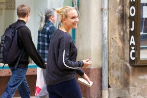 Donna Vekic in her hometown Osijek